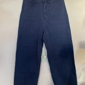 We The Free Navy Blue Wide Leg High Waisted